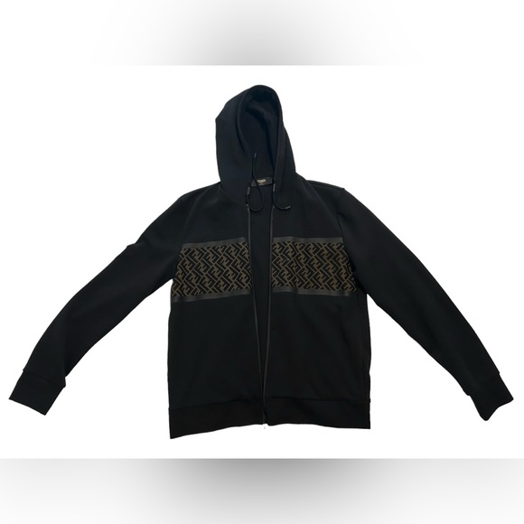 Men Fendi Hooded zip up sweater sz XL… like new - Picture 1 of 1